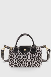 Zoozie Bags Bolso de Hombro Leopardo y Negro